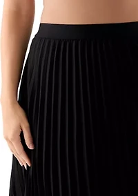 Women's Pull-On Pleated Skirt