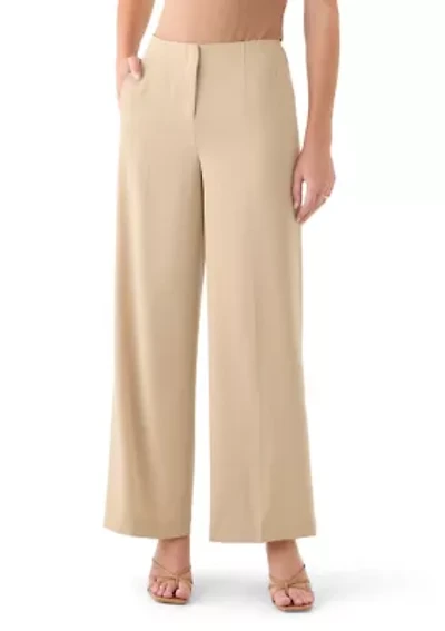 Women's Fly Front Hollywood Waist Pants
