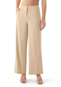 Women's Fly Front Hollywood Waist Pants