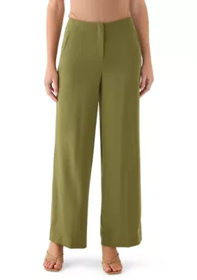 Women's Fly Front Hollywood Waist Pants