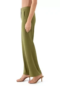 Women's Fly Front Hollywood Waist Pants