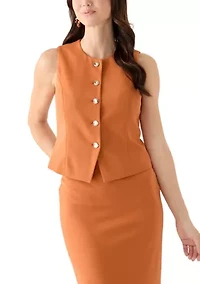 Women's 5 Button Blazer Vest