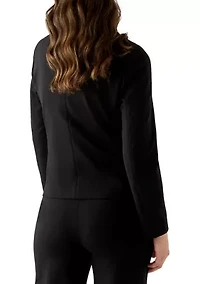 Women's Faux Leather Moto Jacket