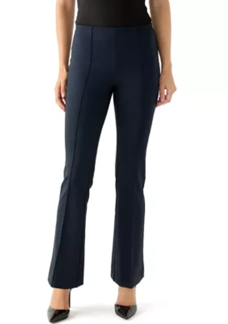 Women's Pull-On Diagonal Pocket Wide Leg Pants