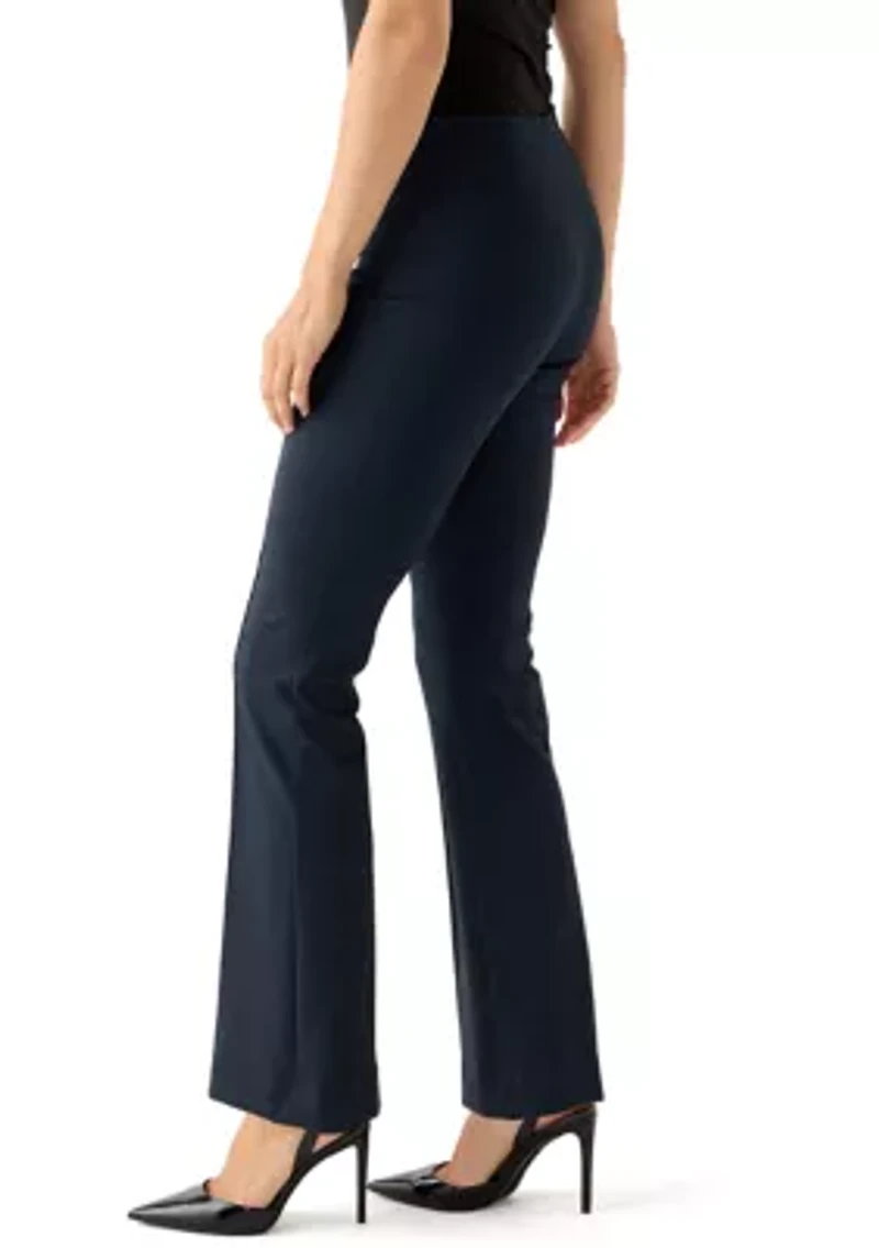 Women's Pull-On Diagonal Pocket Wide Leg Pants