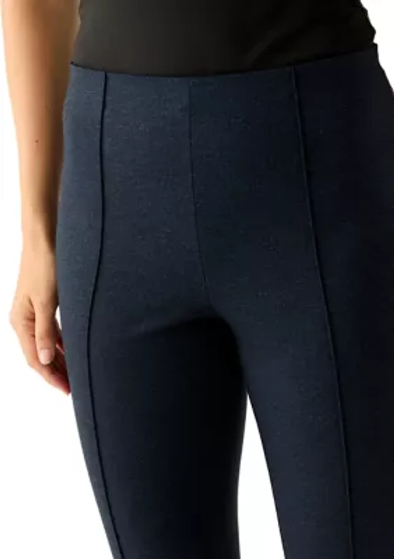 Women's Pull-On Diagonal Pocket Wide Leg Pants