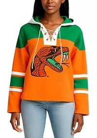 NCAA Florida A&M Rattlers Cropped Sweatshirt Hoodie