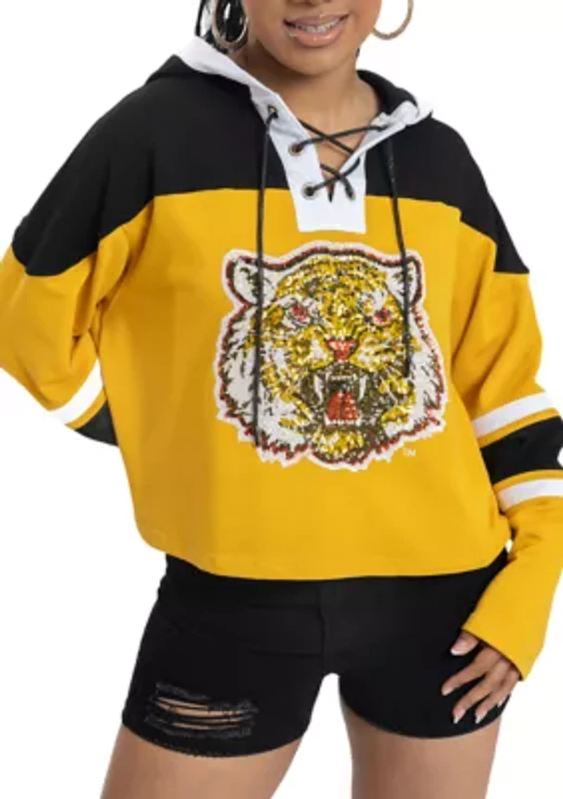 NCAA Grambling State Tigers Cropped Graphic Sweatshirt Hoodie
