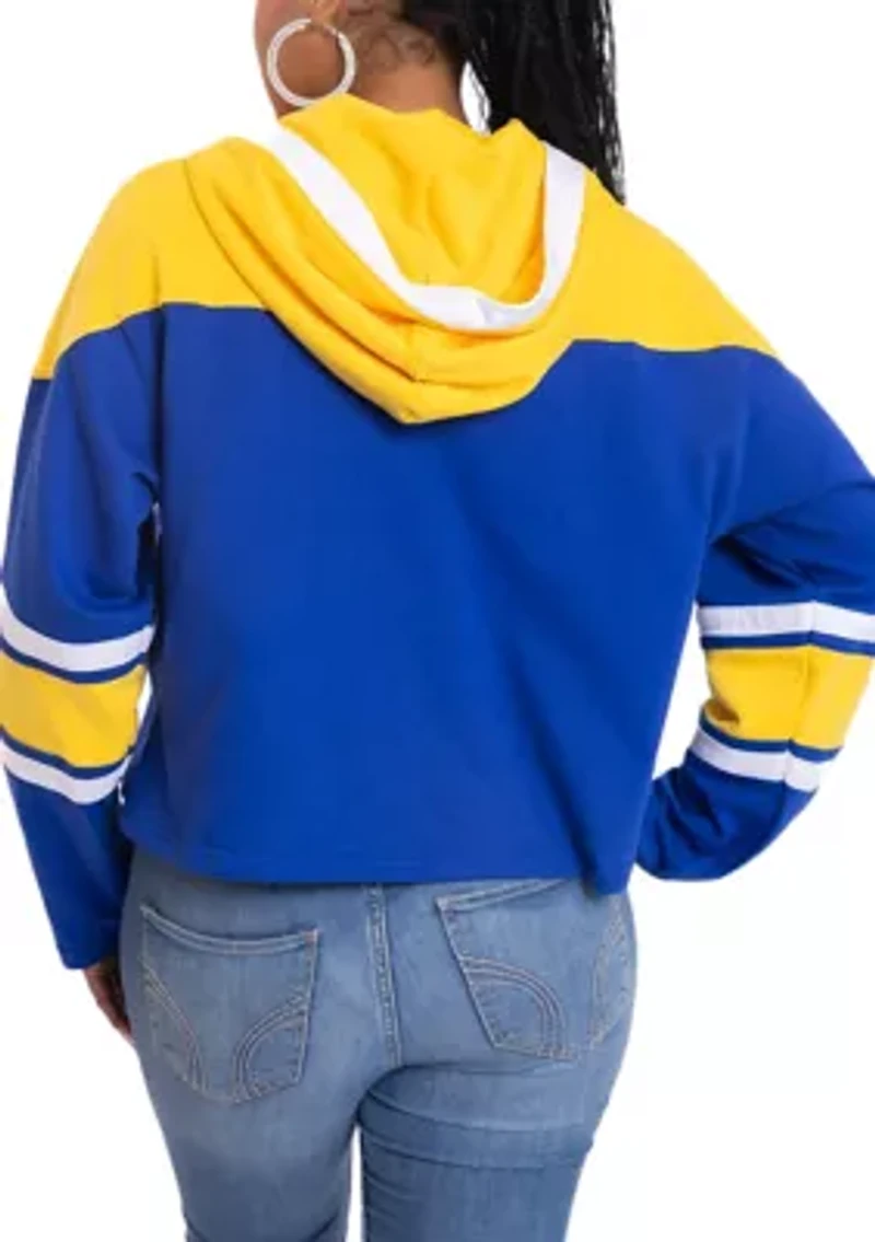 NCAA NC A&T Aggies Cropped Graphic Sweatshirt Hoodie