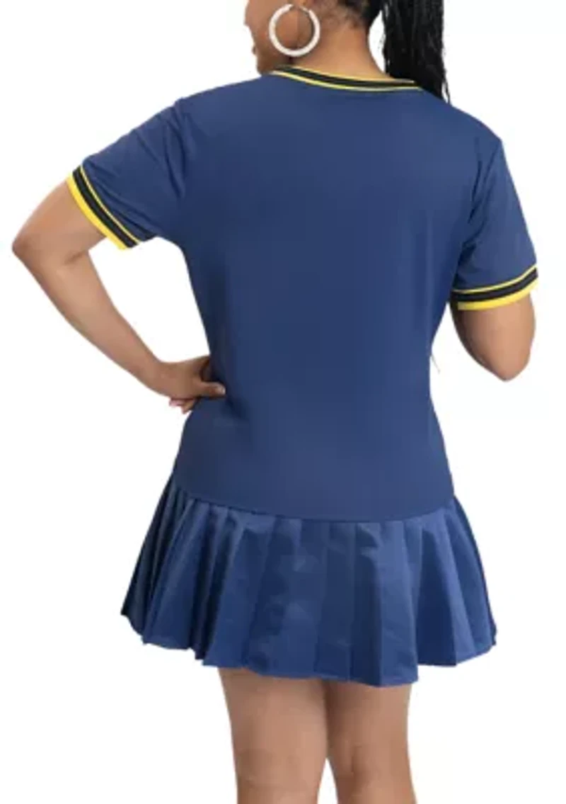 NCAA NC A&T Aggies Pleated Tennis Skirt and T-Shirt Set