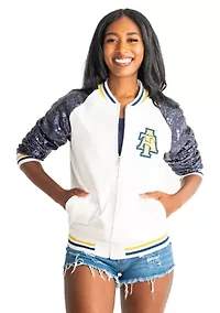 NCAA NC A&T Aggies Sequin Bomber Jacket