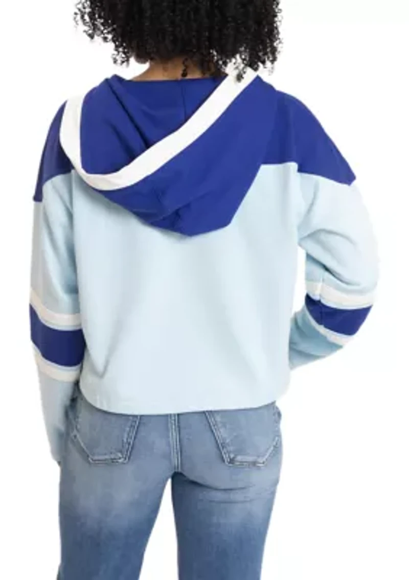 NCAA Spelman Cropped Graphic Sweatshirt Hoodie