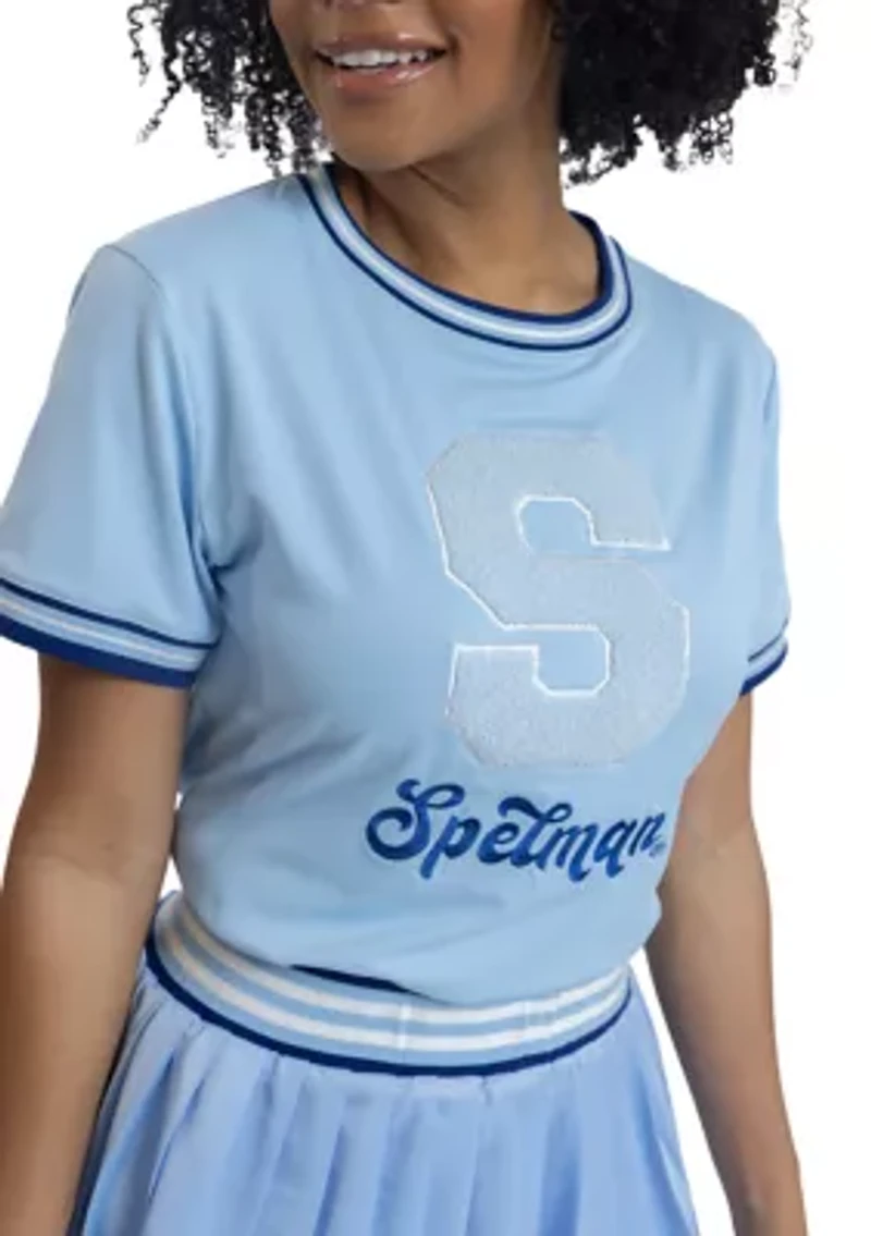 NCAA Spelman Jaguars Pleated Tennis Skirt and T-Shirt Set