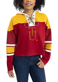 NCAA Tuskegee Golden Tigers Cropped Graphic Sweatshirt Hoodie