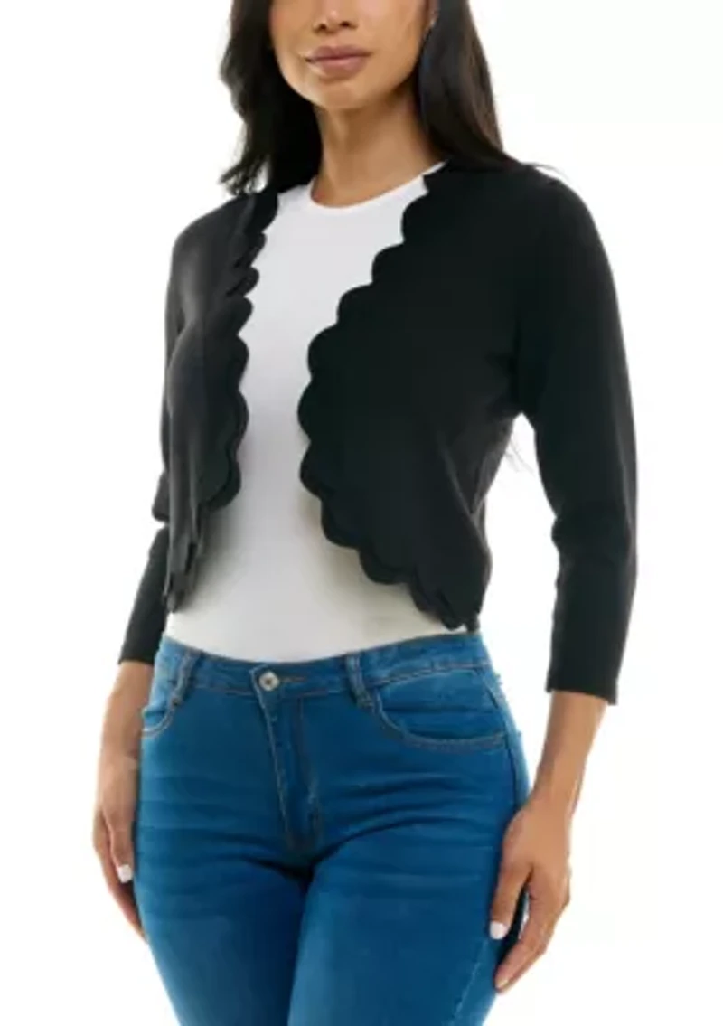 Scallop Knit Bolero