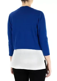 Scallop Knit Bolero