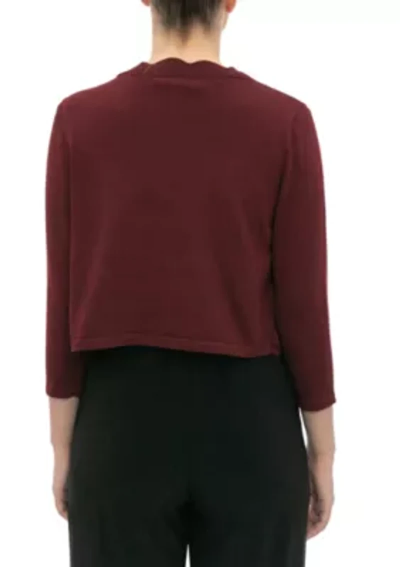Scallop Knit Bolero