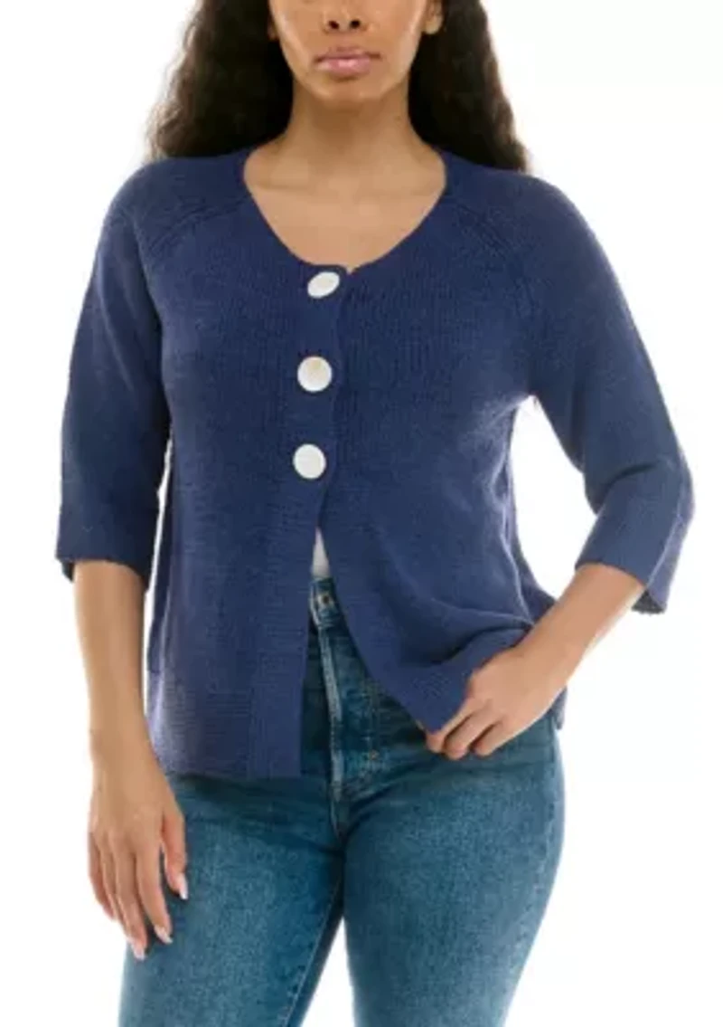 Button Front Shrug