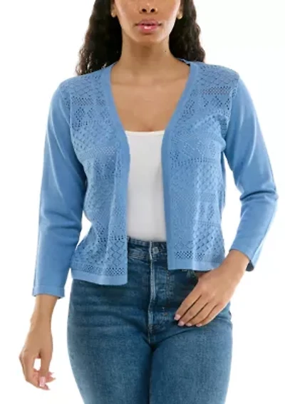 Diamond Pointelle Bolero
