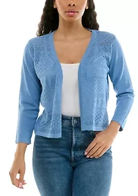 Diamond Pointelle Bolero