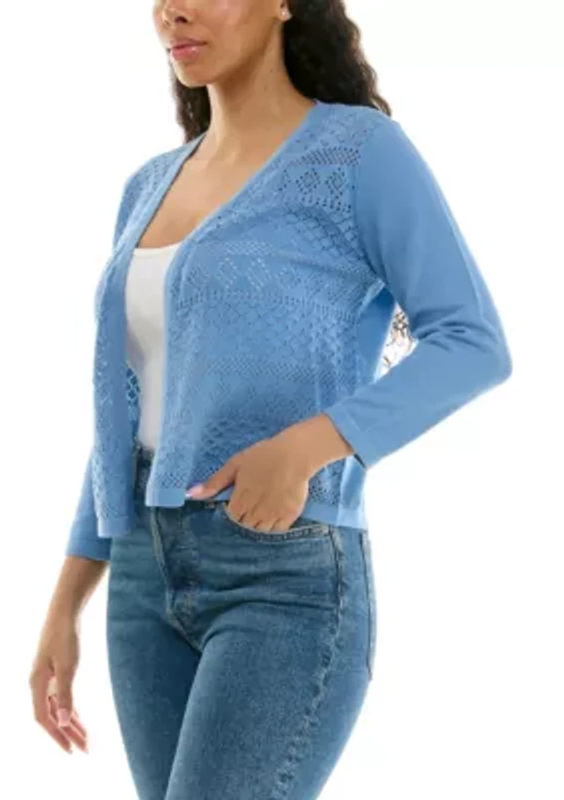 Diamond Pointelle Bolero