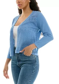 Diamond Pointelle Bolero