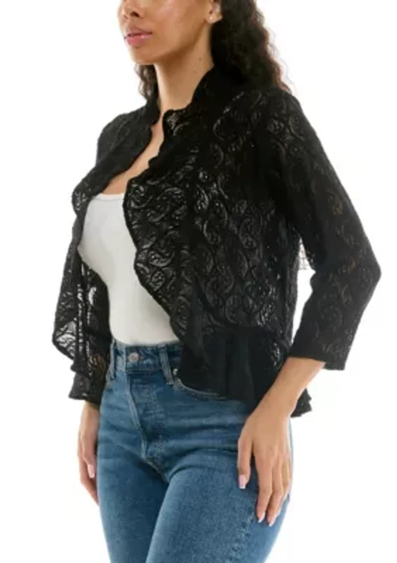 Delicate Lace Bolero