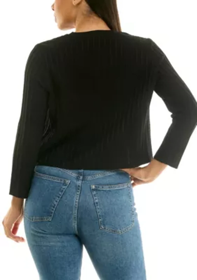 Everyday Rib Knit Bolero