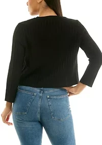 Everyday Rib Knit Bolero