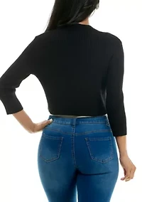 Casual Rib Bolero