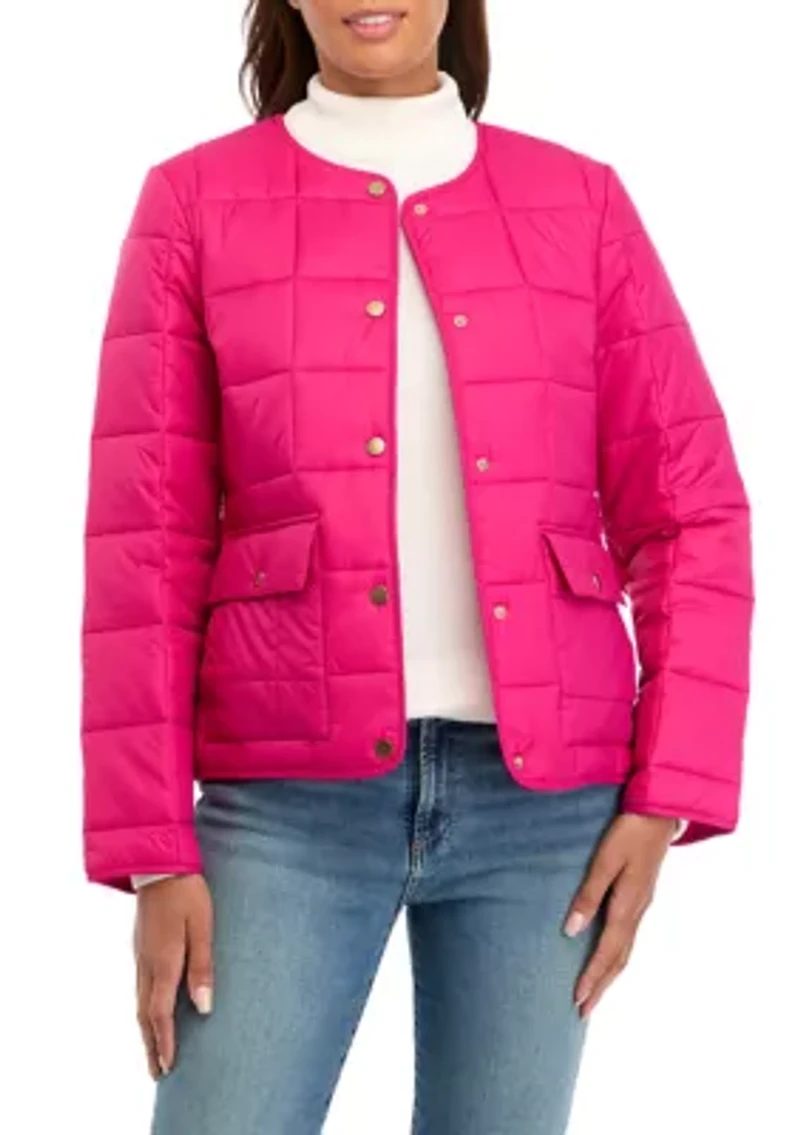 Petite Quilted Puffer Jacket
