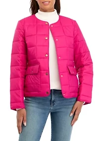 Petite Quilted Puffer Jacket