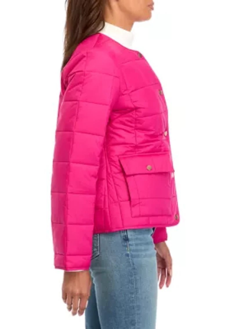 Petite Quilted Puffer Jacket