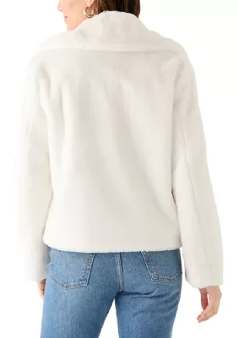 Women's Long Sleeve Fur Jacket