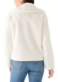 Women's Long Sleeve Fur Jacket