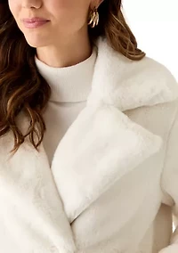 Women's Long Sleeve Fur Jacket