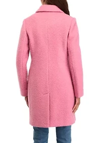 Women's Jewel Button Car Coat