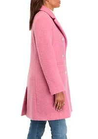 Women's Jewel Button Car Coat