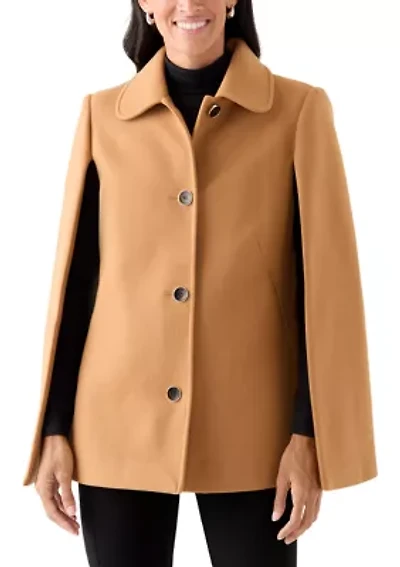 Women's Faux Cape Jacket
