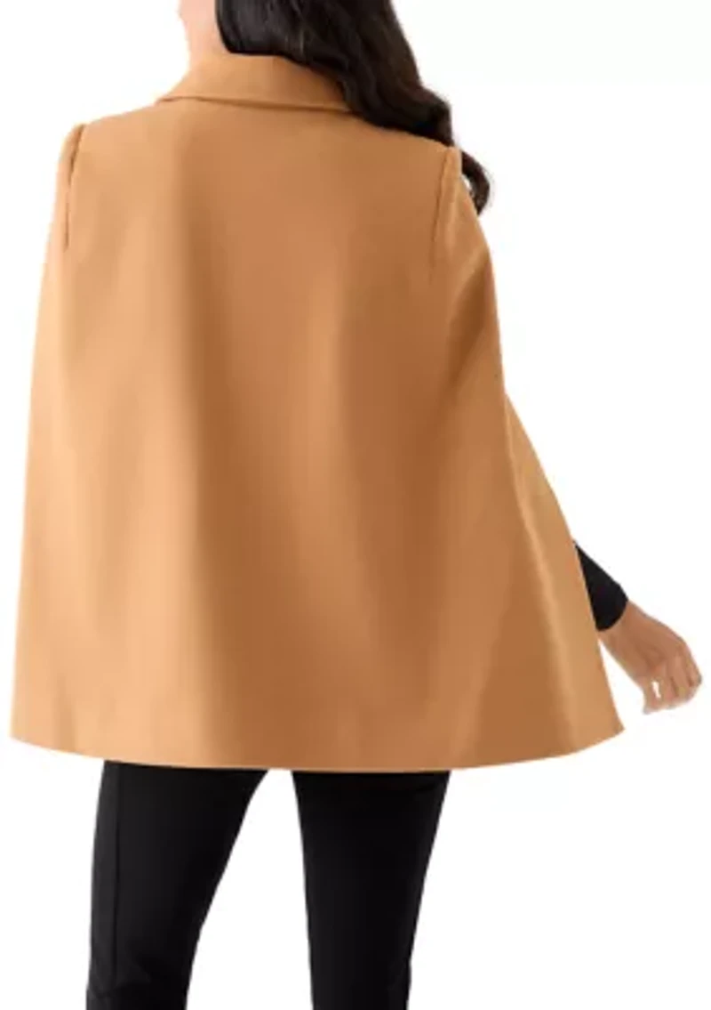 Women's Faux Cape Jacket