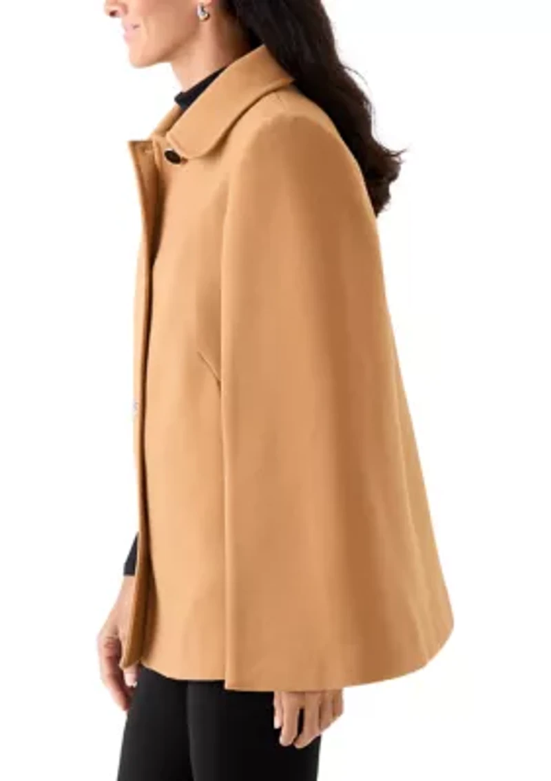 Women's Faux Cape Jacket