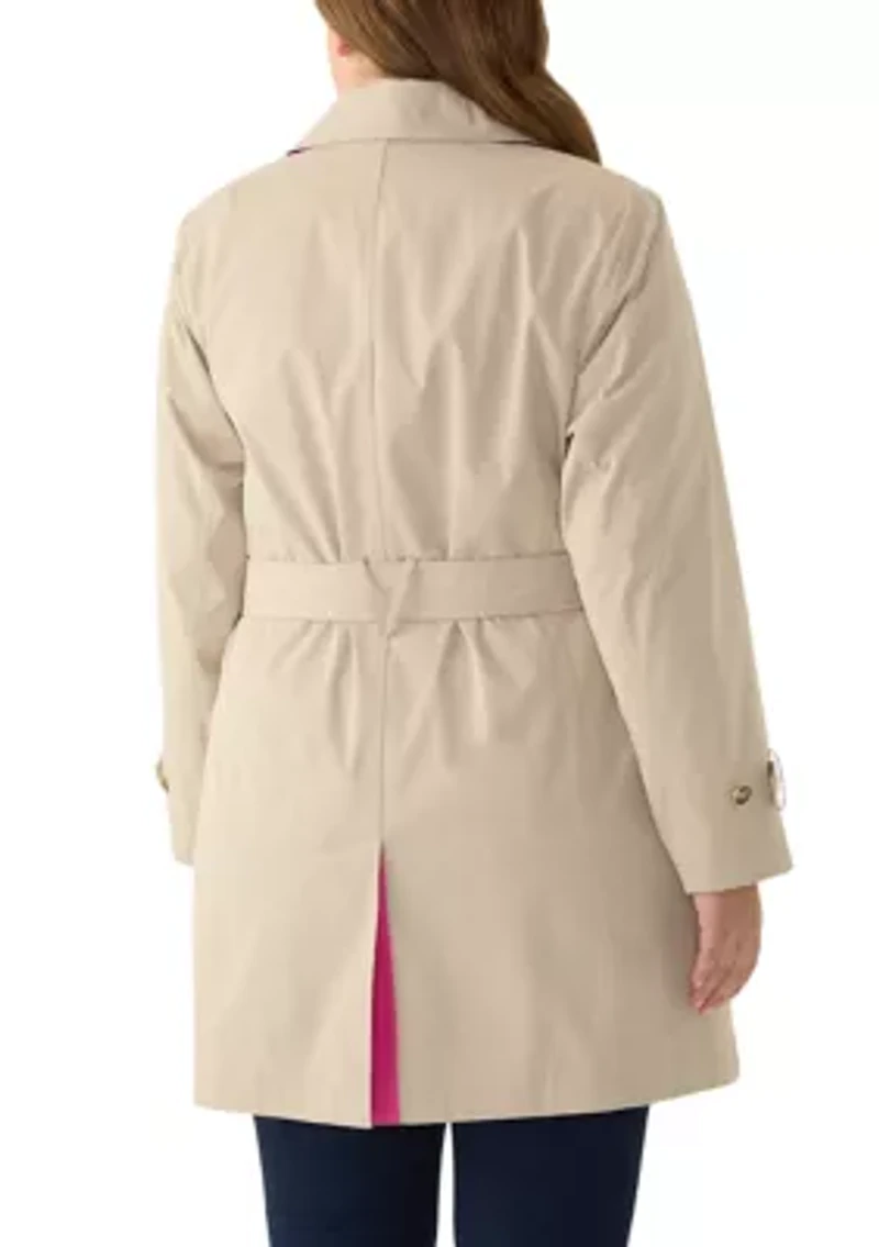 Plus Notch Trench Coat