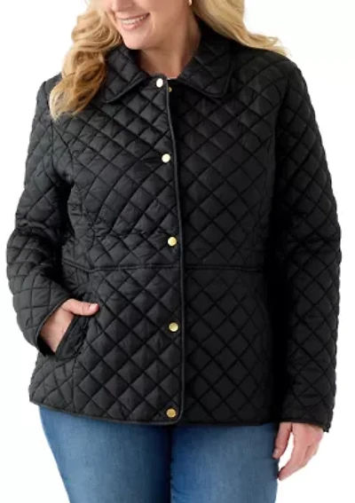 Plus Long Sleeve Barn Jacket