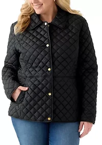 Plus Long Sleeve Barn Jacket