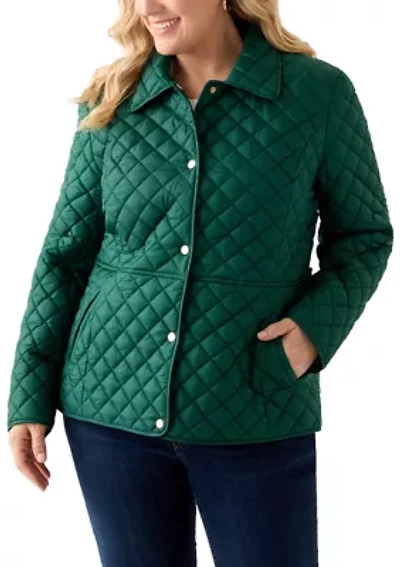 Plus Long Sleeve Barn Jacket