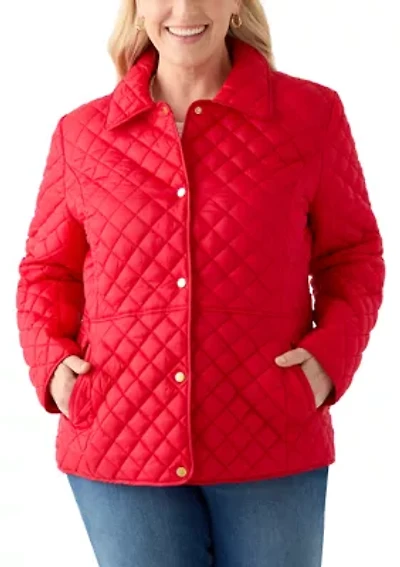 Plus Long Sleeve Barn Jacket