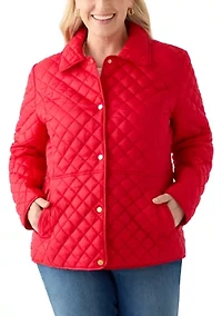 Plus Long Sleeve Barn Jacket