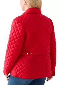 Plus Long Sleeve Barn Jacket