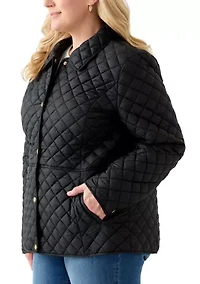 Plus Long Sleeve Barn Jacket