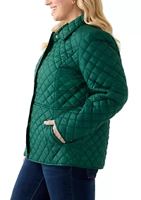 Plus Long Sleeve Barn Jacket